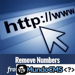 Cómo eliminar números de las URL de WordPress
