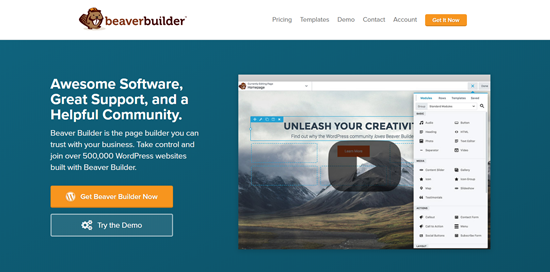 Beaver Builder Mejor Complemento De Creación De Páginas De Wordpress