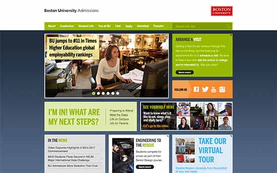 Universidad De Boston - Admisiones