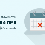 Removing date and time from WordPress comments