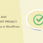 How to add comment privacy optin checkbox in WordPress