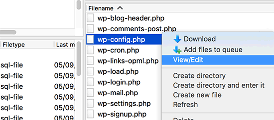Modificar El Archivo Wp-Config.php A Través De Ftp