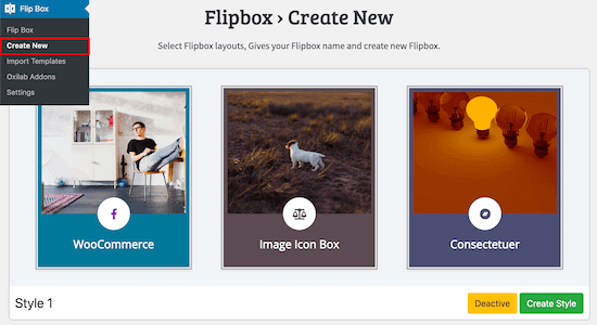 Crear Una Nueva Flipbox