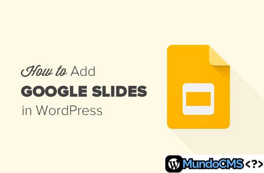 Google Slides for WordPress