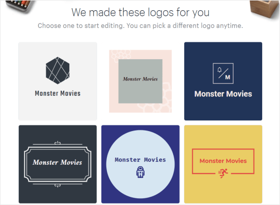 Logos Para Películas De Monstruos Creados Por Hatchful