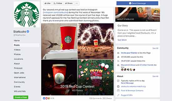 Concurso De Facebook De Starbucks