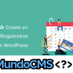 Creating an event registration page in WordPress