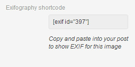 Exif Shortcode En Los Detalles Del Archivo Adjunto