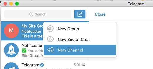 Crea Un Nuevo Canal De Telegram